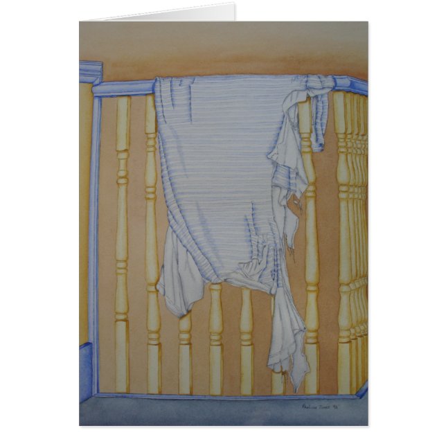 still life of dog torn nightie humourous art (Front)