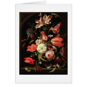Still Life of Flowers on a Ledge