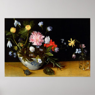 Still Life of Flowers Poster