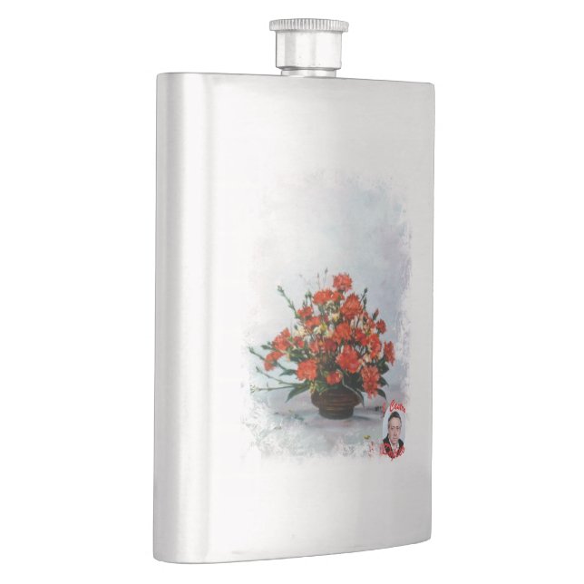 Still life of flowers/Still life of flowers Hip Flask (Right)