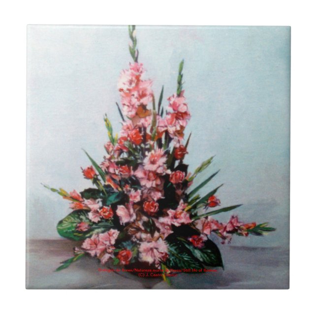 Still life of flowers/Still life of flowers Tile (Front)