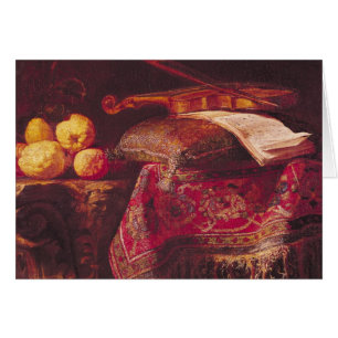 Still Life of Fruit and Musical Instruments