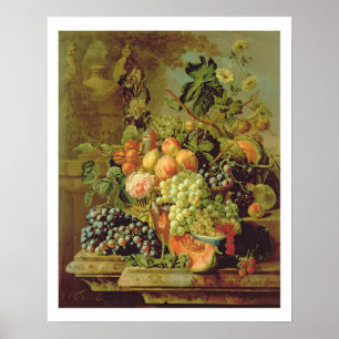 Still Life of Fruit Poster