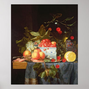 Still Life of Fruit Poster