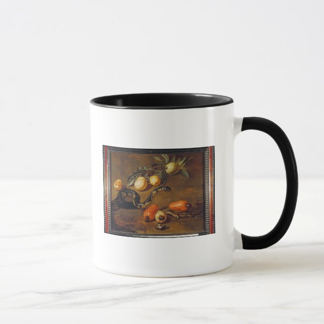 Still Life of Fruits from Surinam and Reptiles Mug (Right)