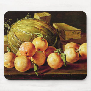 Still Life of Oranges, Melons and Boxes Mouse Pad