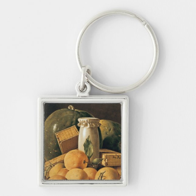 Still Life of Oranges, Watermelon Key Ring (Front)