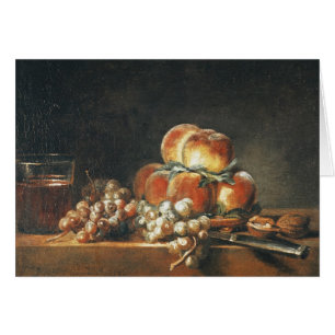 Still Life of Peaches, Nuts, Grapes