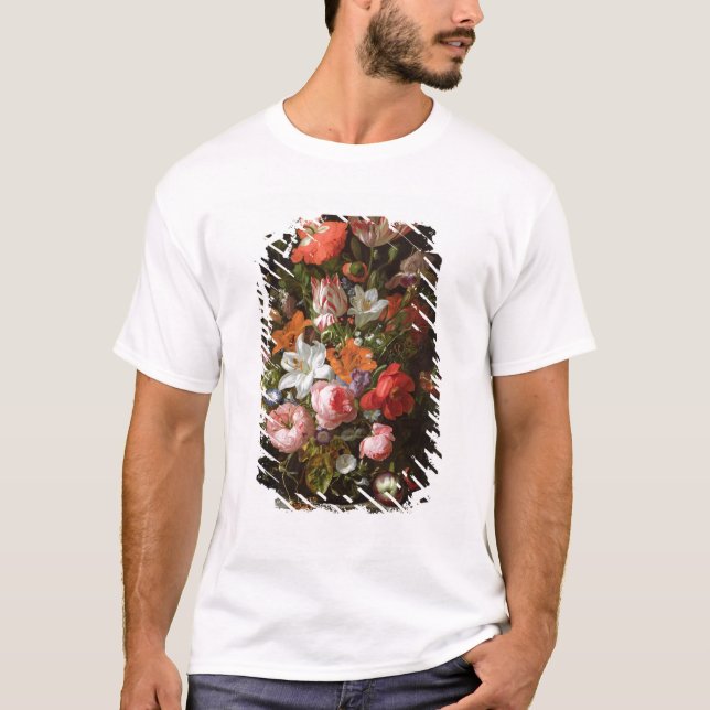 Still life of roses  lilies, tulips T-Shirt (Front)
