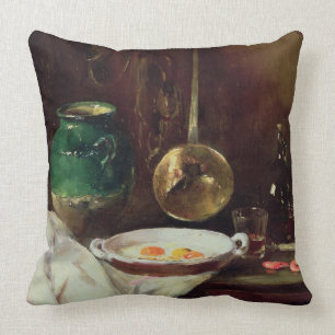 Still Life (oil on panel) 2 Cushion