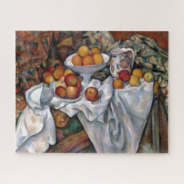 Still Life Oranges - Paul Cezanne Painting Art Jigsaw Puzzle (Horizontal)