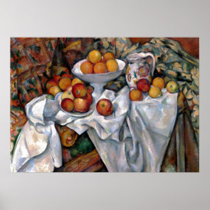 Still Life Oranges - Paul Cezanne Painting Art Poster