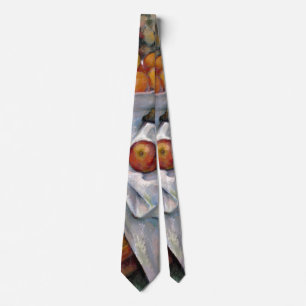 Still Life Oranges - Paul Cezanne Painting Art Tie