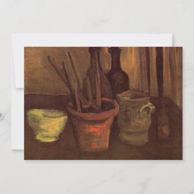 Still Life Paintbrushes in Pot by Vincent van Gogh (Front)