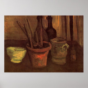Still Life Paintbrushes in Pot by Vincent van Gogh Poster