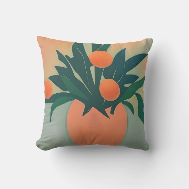 Still life Peaches  Cushion (Front)