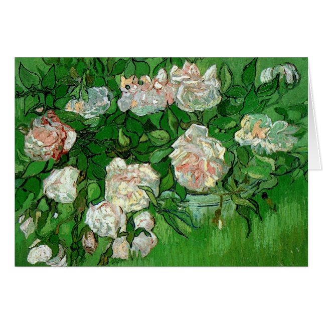 Still Life: Pink Roses by Vincent van Gogh (Front Horizontal)
