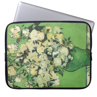 Still life - Pink Roses in a Vase,van Gogh Laptop Sleeve