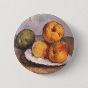 Still Life Quince, Apples, Pears by Paul Cezanne 6 Cm Round Badge