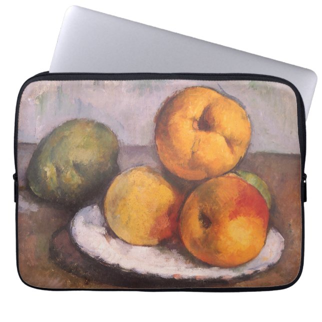 Still Life Quince, Apples, Pears by Paul Cezanne Laptop Sleeve (Front)