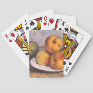 Still Life Quince, Apples, Pears by Paul Cezanne Playing Cards