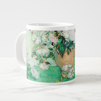 Still Life Roses in a Vase by Vincent van Gogh Large Coffee Mug