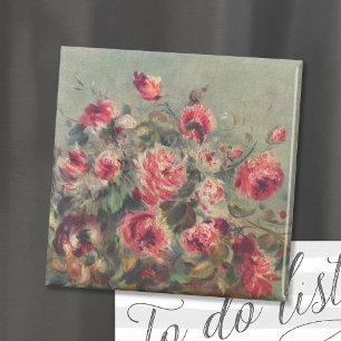 Still Life, Roses of Vargemont Renoir Magnet