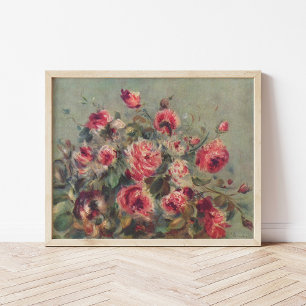 Still Life, Roses of Vargemont Renoir Poster