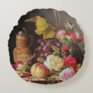 Still Life Round Cushion
