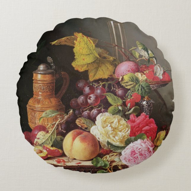 Still Life Round Cushion (Front)
