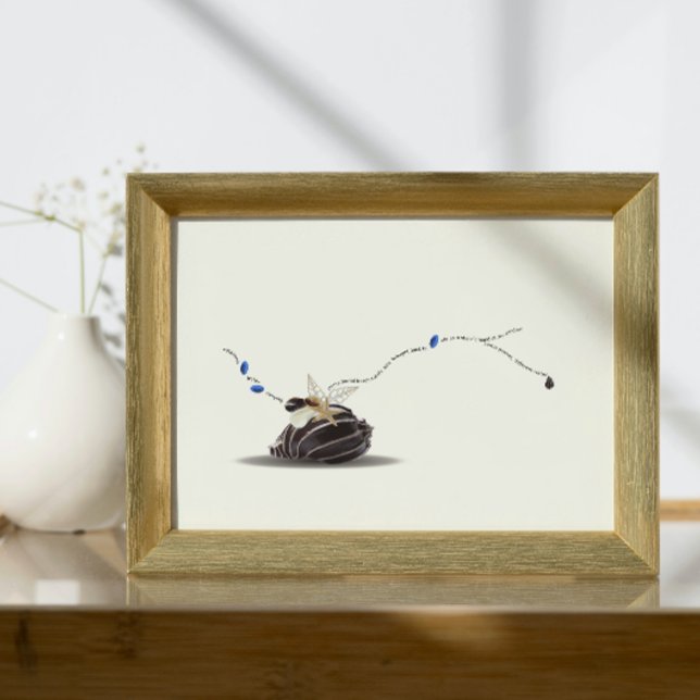 Still Life Seashell and Ivory Collage  Poster (Creator Uploaded)