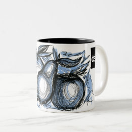 Still life Sketch Two-Tone Coffee Mug