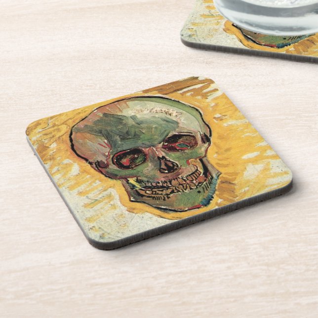 Still Life Skull by Vincent van Gogh Coaster (Left Side)