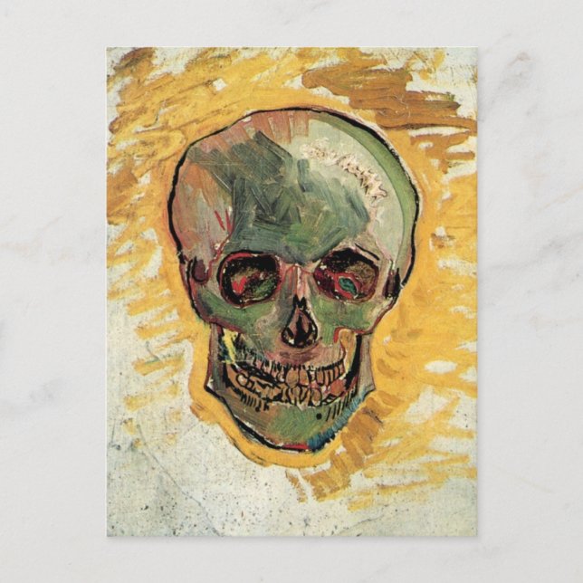 Still Life Skull by Vincent van Gogh Postcard (Front)