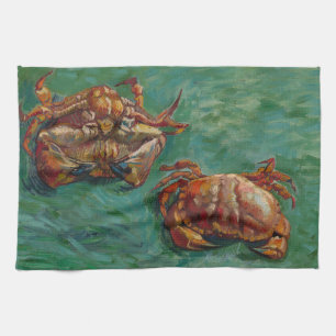 Still Life Two Crabs by Vincent van Gogh Tea Towel