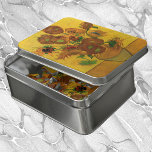 Still Life Vase w 15 Sunflowers Vincent van Gogh Jigsaw Puzzle<br><div class="desc">Still Life: Vase with Fifteen Sunflowers by Vincent van Gogh is a vintage fine art post impressionism still life floral painting featuring beautiful summer garden flowers in bloom. A bouquet of blooming yellow and orange sunflowers part of a series of still lifes. About the artist: Vincent Willem van Gogh (1853...</div>