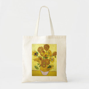 Still Life - Vase with Fifteen Sunflowers van gogh Tote Bag