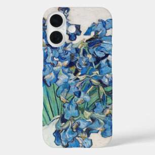 Still Life: Vase with Irises by Vincent van Gogh iPhone 16 Case