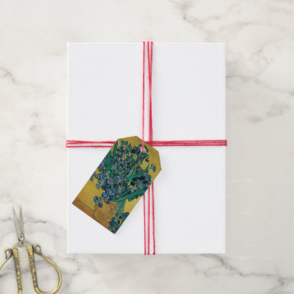 Still Life Vase with Irises by Vincent van Gogh Gift Tags