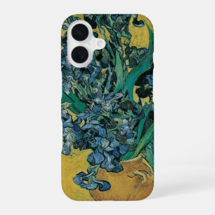 Still Life Vase with Irises by Vincent van Gogh iPhone 16 Case