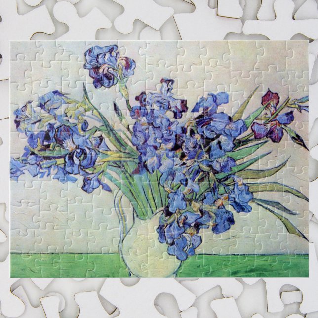 Still Life Vase with Irises by Vincent van Gogh Jigsaw Puzzle (Creator Uploaded)