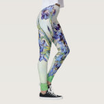 Still Life Vase with Irises by Vincent van Gogh Leggings<br><div class="desc">Still Life: Vase with Irises by Vincent van Gogh is a vintage fine art post impressionism still life floral nature painting. A bouquet of lavender bearded iris flowers from a spring garden. The vase is shaped like a pitcher and full of love and romance purple blooms. About the artist: Vincent...</div>