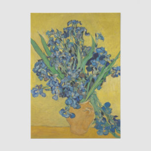 Still Life: Vase with Irises by Vincent Van Gogh Tissue Paper