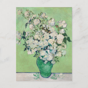 Still Life: Vase with Roses - Vincent Van Gogh Postcard