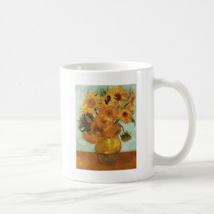 Still life - Vase with twelve Sunflowers, Vincent Coffee Mug
