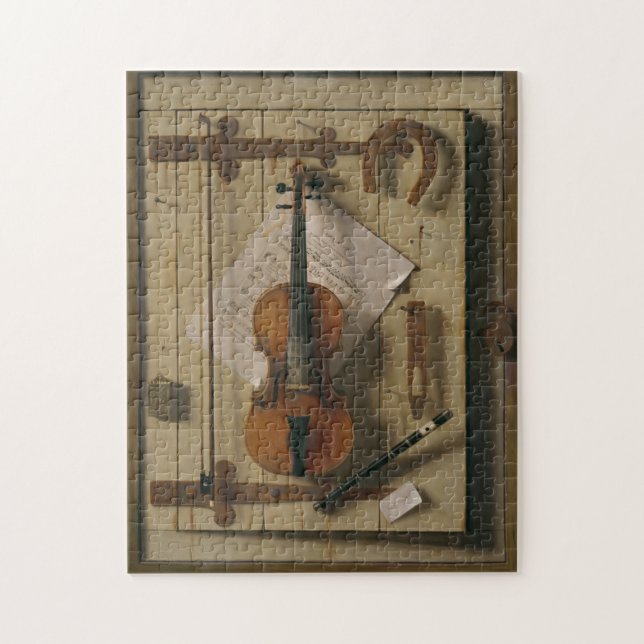 Still Life, Violin and Music Jigsaw Puzzle (Vertical)