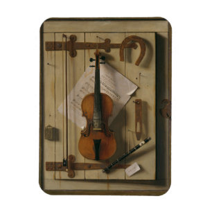 Still Life, Violin and Music Magnet