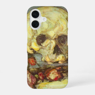 Still Life w Skull, Candle, Book By Paul Cezanne iPhone 16 Case