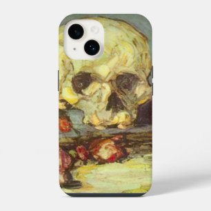 Still Life w Skull, Candle, Book By Paul Cezanne iPhone Case