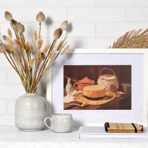 Still Life w Yellow Straw Hat by Vincent van Gogh Poster